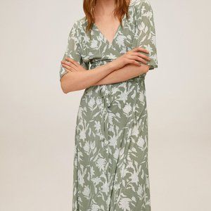 Mango Wrapped Floral Dress